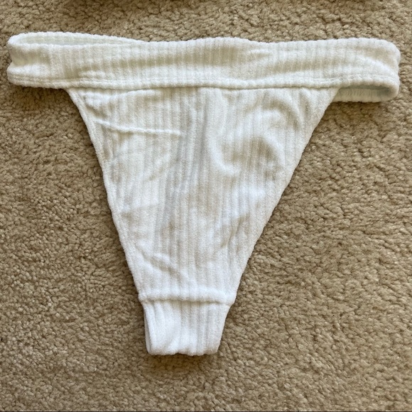 PacSun White Ribbed Bikini - Picture 9 of 12